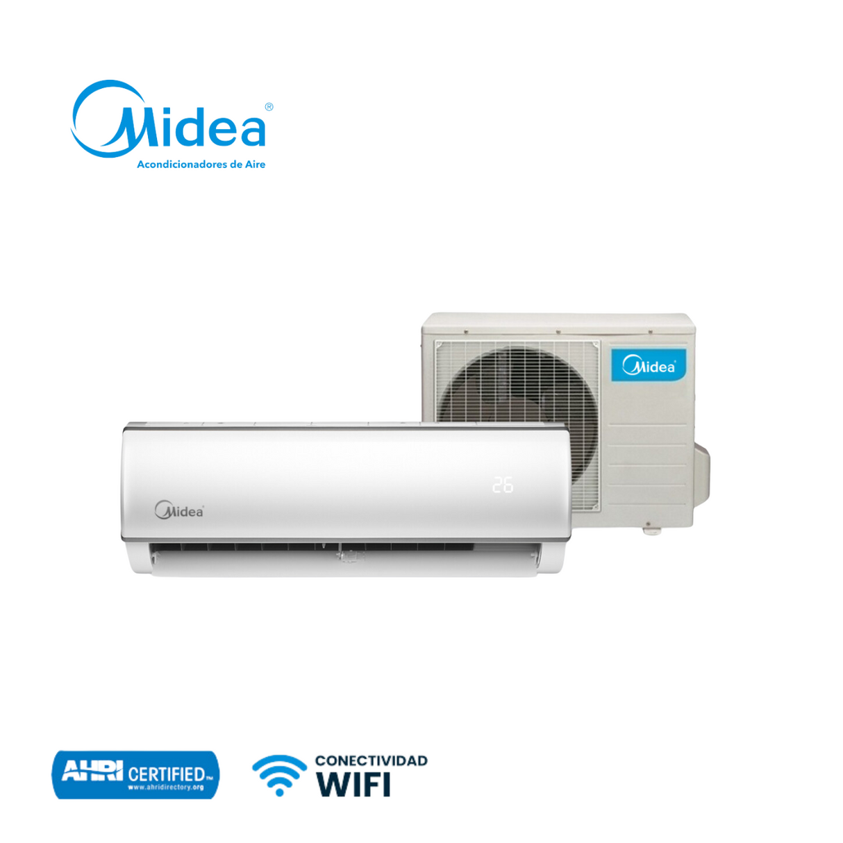 AIRE ACONDICIONADO MIDEA XTREME SPLIT DE PARED INVERTER 12K BTU SEER 21