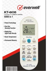 CONTROL UNIVERSAL P/MINI SPLIT 6000 CODES- COWPLANDT