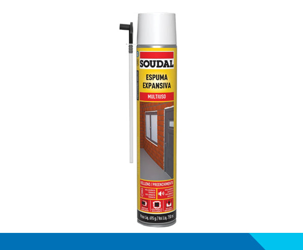 Espuma Expansiva Aislante 750 Ml. SOUDAL