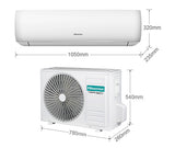 AIRE ACONDICIONADO HISENSE SPLIT PARED 18K BTU INVERTER SEER 17