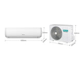 AIRE ACONDICIONADO HISENSE SPLIT PARED 18K BTU INVERTER SEER 17